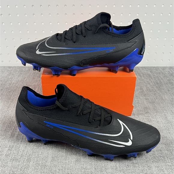 Nike Phantom GX PRO FG Low Soccer Cleats Shoes Black DD9463-040 Mens Size 9 main image 11